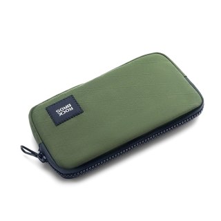 Saszetka rowerowa na telefon klucze portfel 20x11.5x2 cm - ciemnozielona
