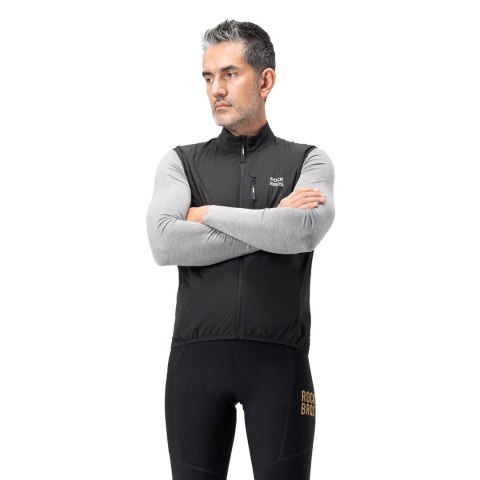 Kamizelka rowerowa termiczna rozmiar XXXXL - czarna ROCKBROS