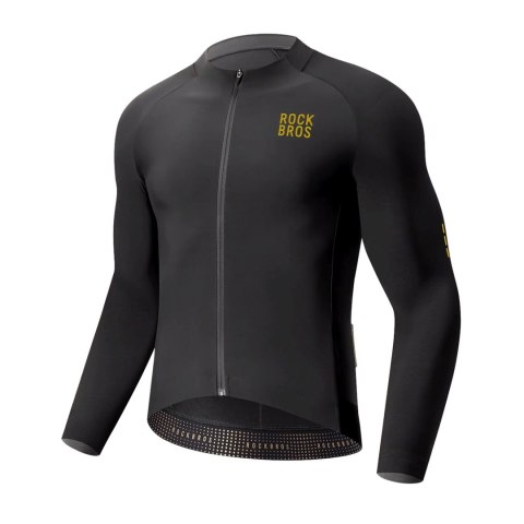 Kurtka rowerowa Diamond jesień/zima rozmiar XXL - czarna ROCKBROS