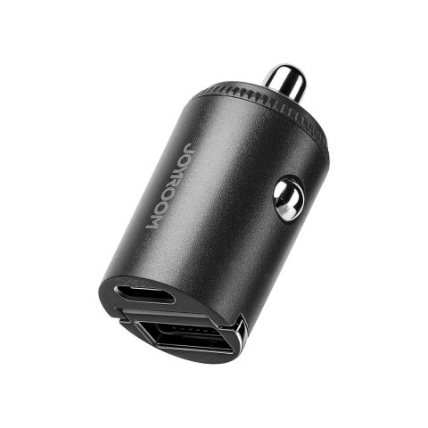 Ładowarka samochodowa USB-A USB-C 65W - czarna JOYROOM
