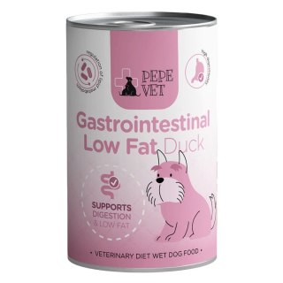 Paka Zwierzaka Pepe Vet Karma mokra Gastrointestinal Low Fat Duck 400g