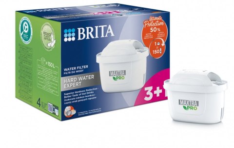 Wkład wymienny Maxtra PRO Hard Water Expert 3+1 sztuka Brita