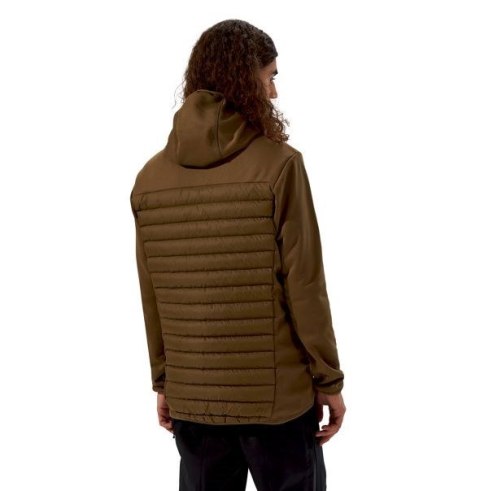Kurtka hybrydowa męska Berghaus Vaskye Hooded Hybrid Jacket roz. L brązowa