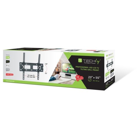 TECHLY UCHWYT ŚCIENNY TV LED/LCD 23-55" 50KG SLIM