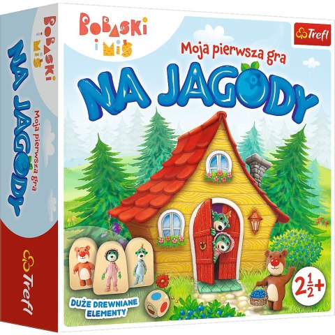 Moja pierwsza gra Na Jagody Bobaski i Miś Trefl 02063 Trefl Gry