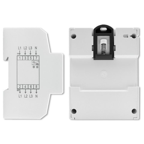 Trójfazowy elektroniczny licznik | miernik zużycia energii na szynę DIN | 400V | 100A | LCD | 4P