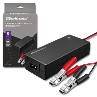 Ładowarka do akumulatora AGM GEL STD | Prostownik 12V | 2A | 24W | LED | Kabel 1.8m
