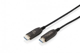 Kabel połączeniowy hybrydowy HDMI AOC | HDMI-A męski-męski | HDMI 2.1 | UHD-2 8K@60Hz | 48Gbps |HDR, eARC, HDCP 2.2, CEC | 50m