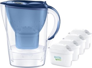 Dzbanek filtrujący 3,5l Marella XL + 4 wkłady Maxtra Pro Pure Performance niebieski Brita