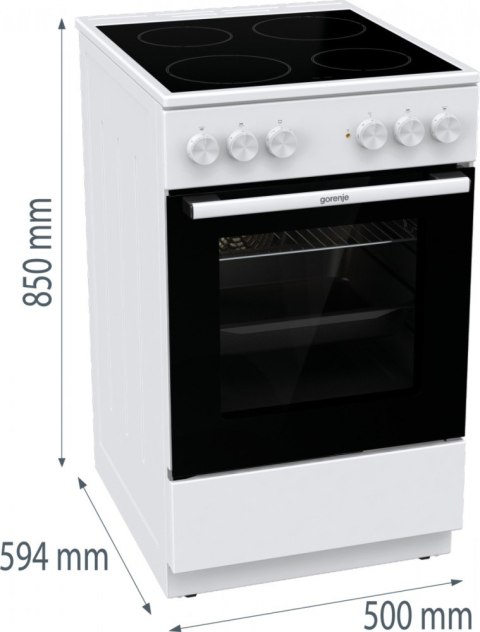 Kuchnia ceramiczna GEC5A41WG Gorenje