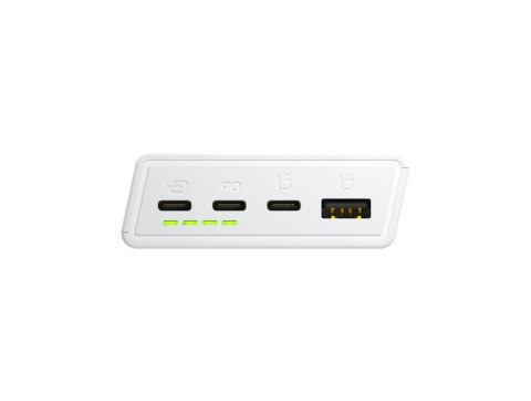 Powerbank PowerPlay 20S Biały 20000mAh 22,5W 3x USB-C 1x USB-A Green Cell