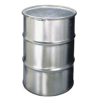 Beczka stalowa metalowa ocynkowana 200L zdejmowane wieko MEVA
