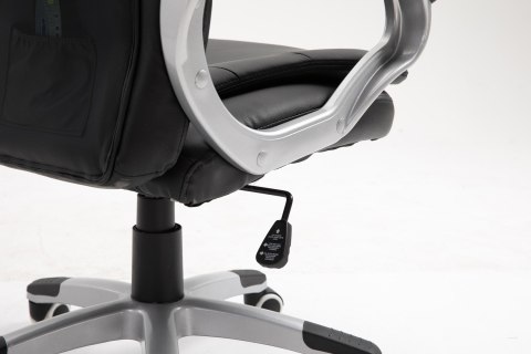 Activejet Fotel biurowy z masażem, podgrzewany YK7304 czarny