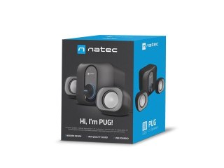 Głośniki PUG 11W RMS 2.1 Czarne Natec