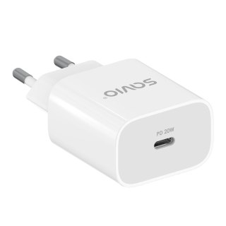 Ładowarka sieciowa 20W LA-09 USB-C QC, PD 3.0 Savio