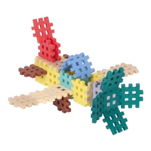 Klocki konstrukcyjne Marioinex Mini Waffle, 140 elementów pastelowe