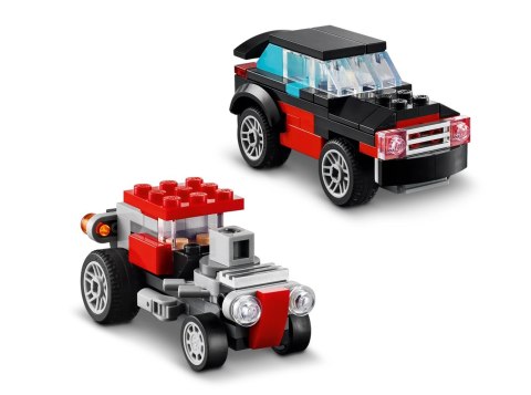 LEGO Creator 3w1 31146 - Ciężarówka z platformą i helikopterem