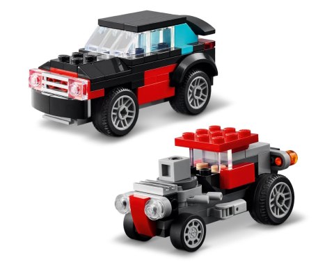 LEGO Creator 3w1 31146 - Ciężarówka z platformą i helikopterem