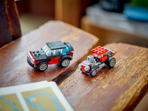 LEGO Creator 3w1 31146 - Ciężarówka z platformą i helikopterem