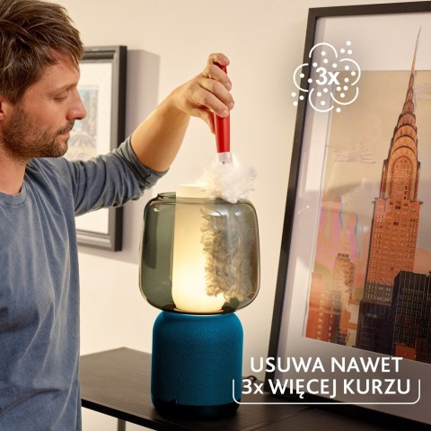 Miotełka do kurzu Vileda z krótką rączką + 2 wkłady Flex&Catch