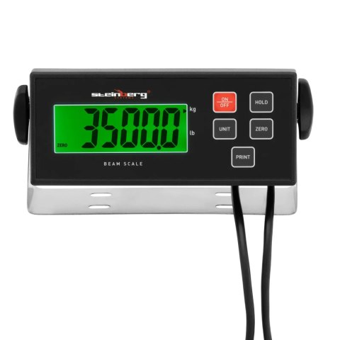 Waga belkowa płozowa paletowa LCD 3500 / 0.5 kg 100 x 10 cm Steinberg Systems
