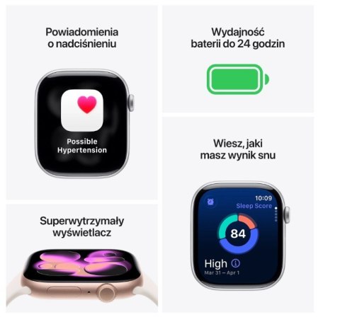 Watch Series 11 GPS + Cellular koperta 46 mm z tytanu w kolorze łupku, bransoleta mediolańska w kolorze łupku M/L