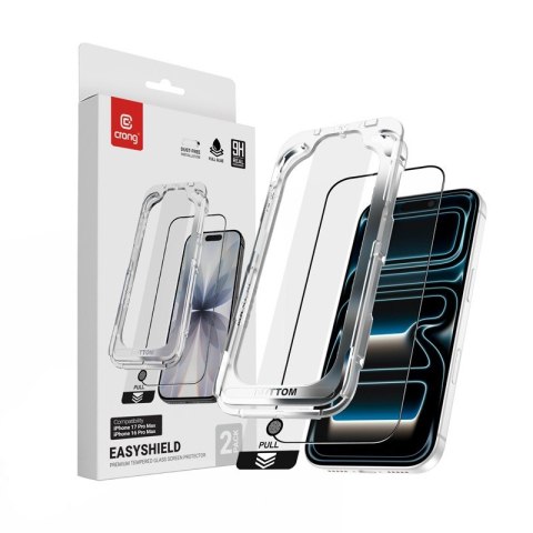EasyShield 2-Pack - Szkło hartowane iPhone 17 Pro Max / iPhone 16 Pro Max (2 sztuki)