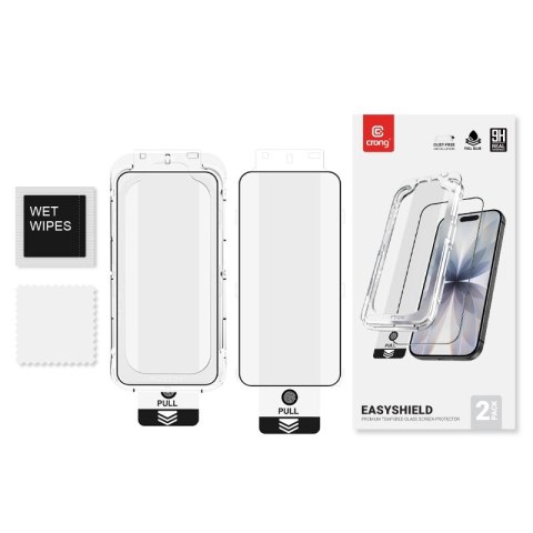 EasyShield 2-Pack - Szkło hartowane iPhone 17 Pro Max / iPhone 16 Pro Max (2 sztuki)