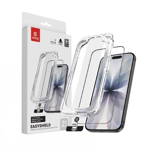 EasyShield 2-Pack - Szkło hartowane iPhone 17 / iPhone 17 Pro / iPhone 16 Pro (2 sztuki)