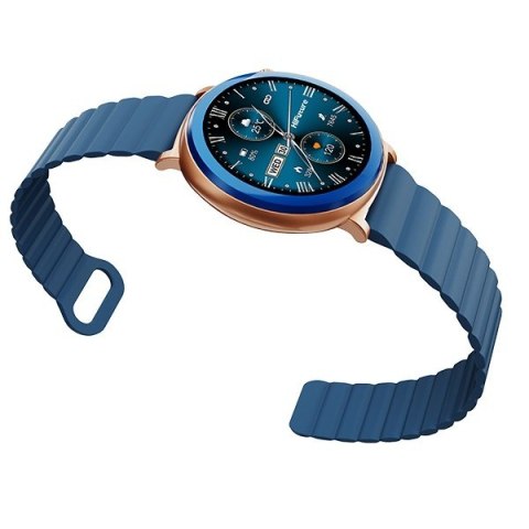 Smartwatch Aurora Amoled rozmowy AI niebieski