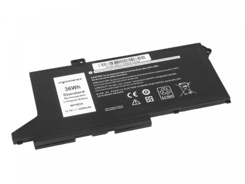Bateria WY9DX Dell Latitude 5520 5420 Precision 3560 - 3200 mAh (36 Wh)