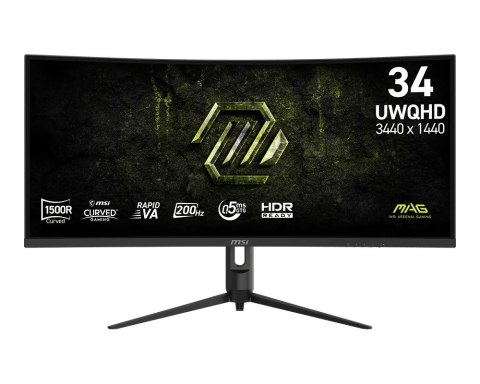 Monitor 34 cale MAG 342CQRF E20 UWQHD/Curved/200Hz/czarny