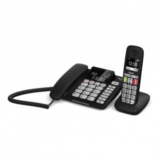 Telefon przewodowy DL780 Plus z wygodną słuchawką bezprzewodową