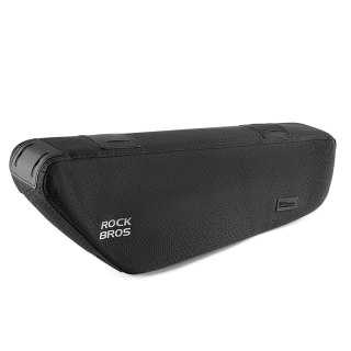 Torba sakwa rowerowa mocowana pod ramę 2.9l - czarna
