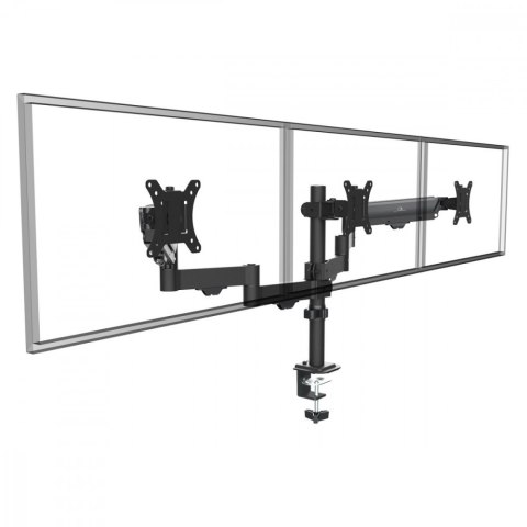 Uchwyt na 3 monitory 2-8 kg MC-137 17-27 cali