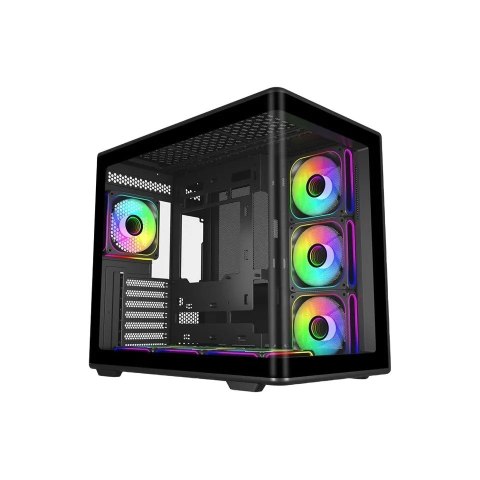 Obudowa Elite 600 black 7*ARGB Fan Version + Hub