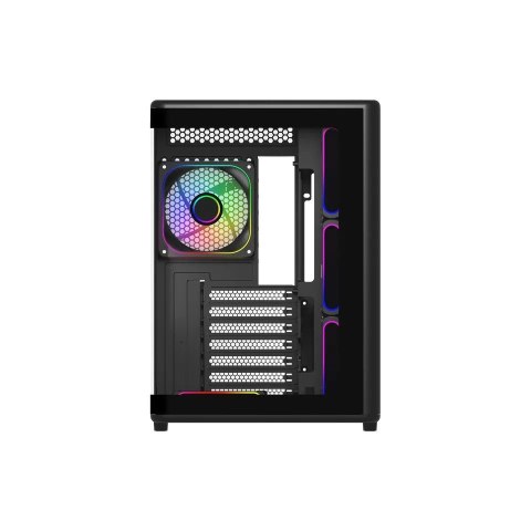 Obudowa Elite 600 black 7*ARGB Fan Version + Hub