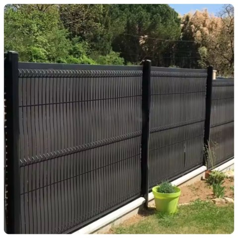 Siatka Cieniująca Na Ogrodzenie Płot Maskująca Czarna 1.5M 25M 70g/m² LEAN