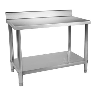 Stół blat roboczy gastronomiczny z rantem stalowy nierdzewny 120x60cm Royal Catering