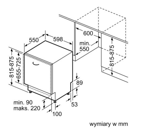 Zmywarka Serie 4 3 kosz SMV4HVX11E