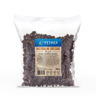PETMEX Trenerki mięsne z jelenia 500g