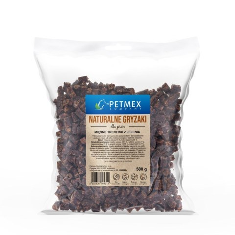 PETMEX Trenerki mięsne z jelenia 500g