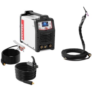 Spawarka cyfrowa do aluminium ENTRIX TIG MMA HF AC/DC Puls 200A Welbach