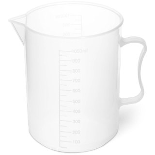 Zlewka laboratoryjna plastikowa z podziałką 1000 ml - 10 szt. Steinberg Systems