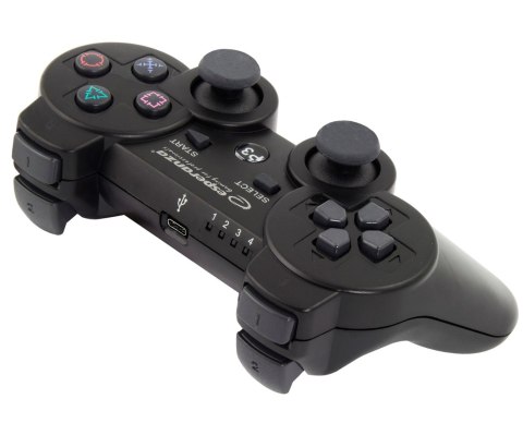 Gamepad bezprzewodowy Esperanza EGG109K (PS3; kolor czarny)