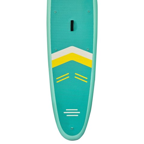 Deska SUP pompowana do pływania z siedzeniem akcesoriami wiosło zestaw turkusowa 350 cm Kik Sp. z o. o. Sp. k.
