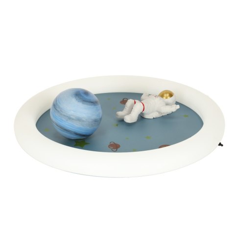 Lampa LED sufitowa plafon do pokoju dziecięcego ściemniana + pilot astronauta Kik Sp. z o. o. Sp. k.