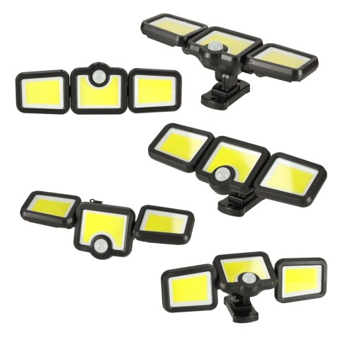 Lampa solarna LED 3w1 z czujnikiem ruchu zmierzchu Kik Sp. z o. o. Sp. k.