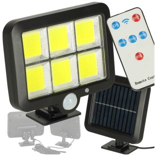 Lampa solarna czujnik ruchu i zmierzchu 120 LED Kik Sp. z o. o. Sp. k.