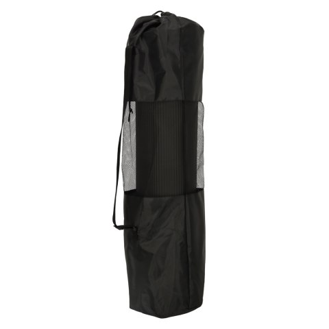 Mata do ćwiczeń jogi gimnastyczna treningowa fitness karimata gruba 1,5cm czarna + pokrowiec Kik Sp. z o. o. Sp. k.